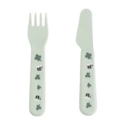 Done by Deer Foodie Dinerset met Zuignap - Tiny Farm - Groen