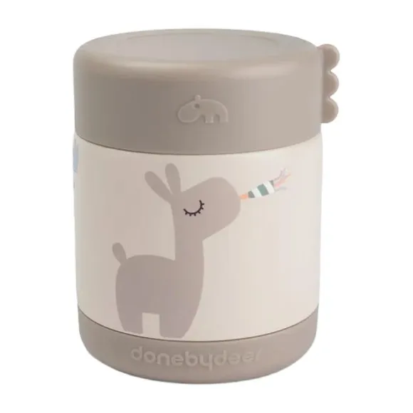 Done By Deer Food Jar - Tiny Farm - Blue