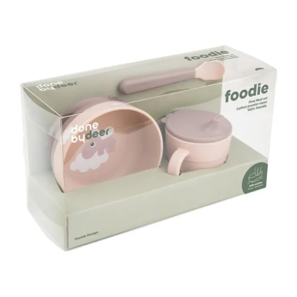 Done By Deer Happy Clouds First Meal Eetset - Green