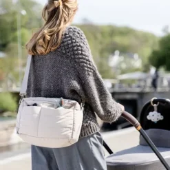 Done By Deer Luiertas - Quilted Stroller Bag - Black