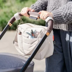 Done By Deer Luiertas - Quilted Stroller Bag - Black