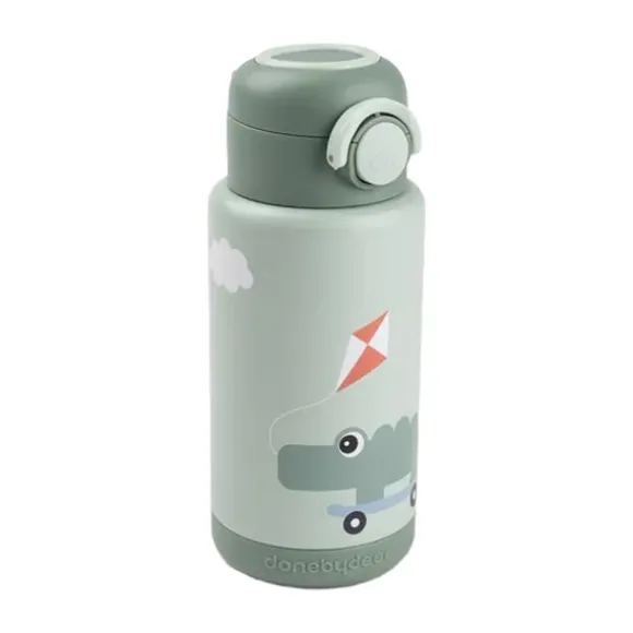 Done by Deer Thermo Fles - Playground - Groen - 340 ml