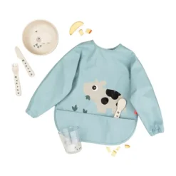 Done By Deer Tiny Farm Slab Met Mouw - Blue