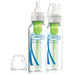 Dr. Brown's Fles Standaard Hals Glas Options+ 250ml 2-Pack