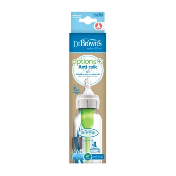 Dr. Brown's Options+ Glazen Standaardfles 250ml