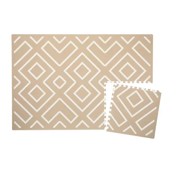 Eeveve Speel Mat - Modern Blocks - Desert Sand