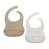Elephant Tales Siliconen Slabbetjes - 2 Stuks