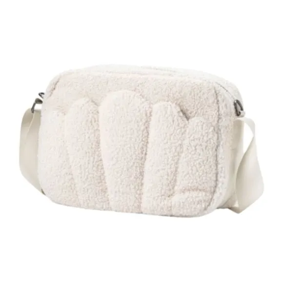 Elodie Details Crossbody Bag – Bouclé – White
