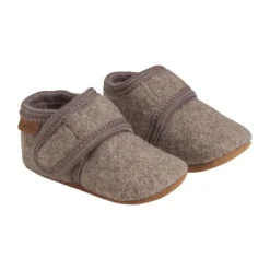 En Fant Baby Wool Slippers - Walnut - Maat 21/22