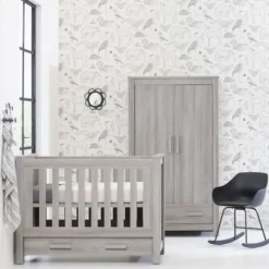 Europe Baby Juno Babybed Met Lade Grijs 60 x 120 cm