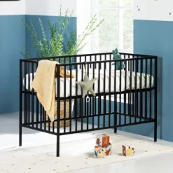 Europe Baby - Ledikant - Liam II - 60x120 - Oatmeal