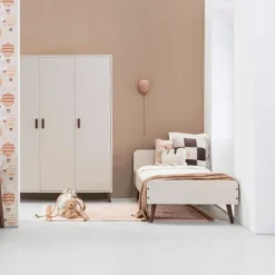 Europe Baby Olivia Bed 90 x 200 cm - Oatmeal - Retro