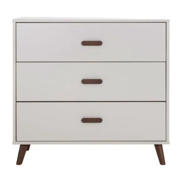 Europe Baby Olivia II Ledikant 60 x 120 cm - Oatmeal / Walnoot - Retro