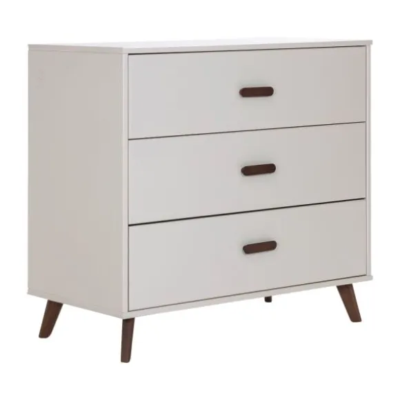Europe Baby Olivia II Ledikant 60 x 120 cm - Oatmeal / Walnoot - Retro