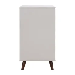 Europe Baby Olivia II Ledikant 60 x 120 cm - Oatmeal / Walnoot - Retro