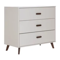 Europe Baby Olivia II Ledikant 60 x 120 cm - Oatmeal / Walnoot - Retro