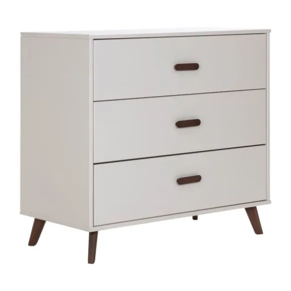 Europe Baby Olivia II Ledikant 60 x 120 cm - Oatmeal / Walnoot - Retro