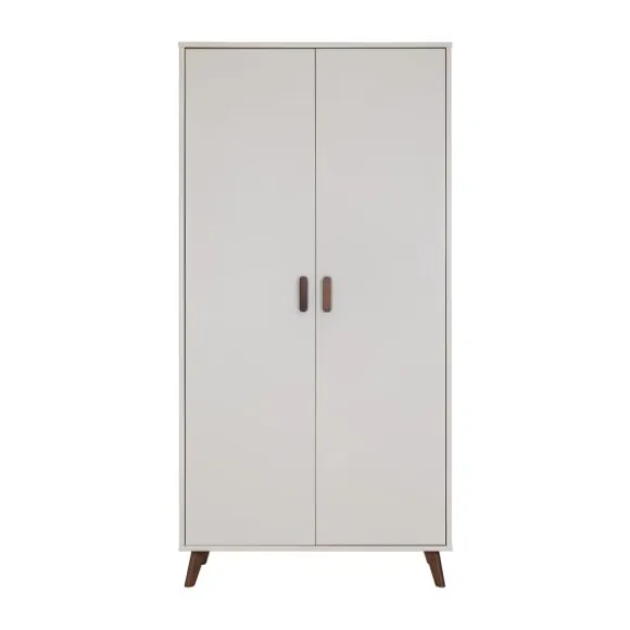 Europe Baby Olivia II Ledikant 60 x 120 cm - Oatmeal / Walnoot - Retro