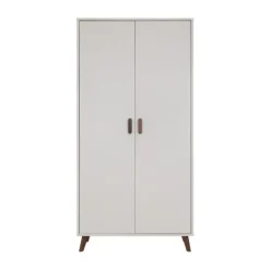 Europe Baby Olivia Kledingkast - 2-Deurs - Oatmeal - Retro
