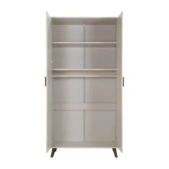 Europe Baby Olivia Kledingkast - 2-Deurs - Oatmeal - Retro
