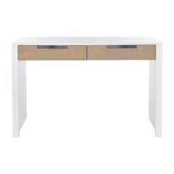 Europe Baby Ralph Kinderkamer Wit / Accent Hout Look | Bed 90 x 200 cm + Bureau