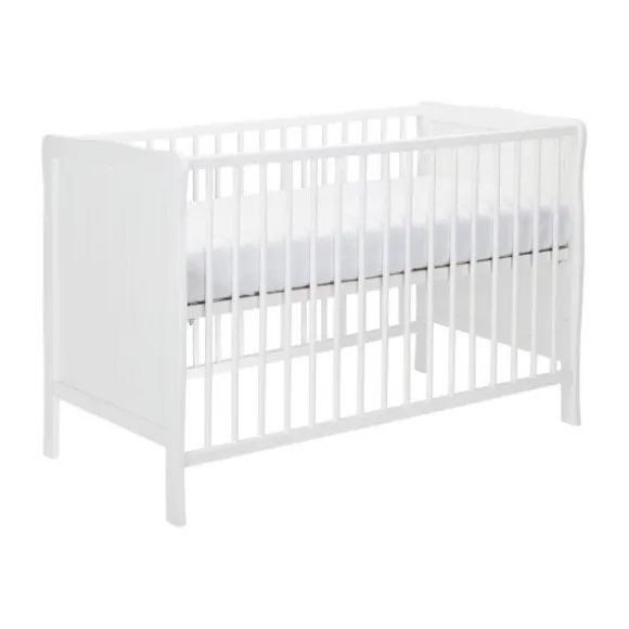 Europe Baby Sarah Babykamer Wit | Bed 70 x 140 cm + Commode