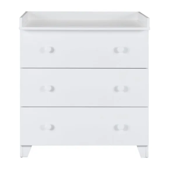 Europe Baby Sarah Babykamer Wit | Bed 70 x 140 cm + Commode