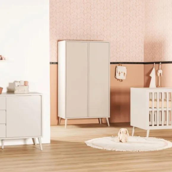 Europe Baby Sterre Babykamer Oatmeal / Oatmeal | Bed 60 x 120 cm + Commode