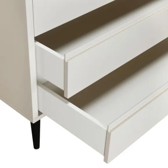 Europe Baby Sterre Babykamer Oatmeal / Zwart | Bed 60 x 120 cm + Commode