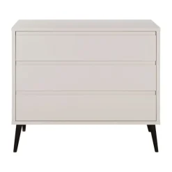 Europe Baby Sterre Babykamer Oatmeal / Zwart | Bed 60 x 120 cm + Commode