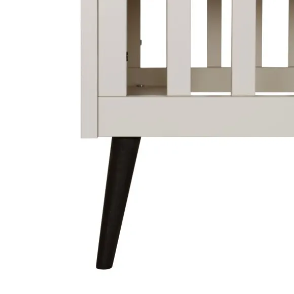 Europe Baby Sterre Babykamer Oatmeal / Zwart | Bed 60 x 120 cm + Commode