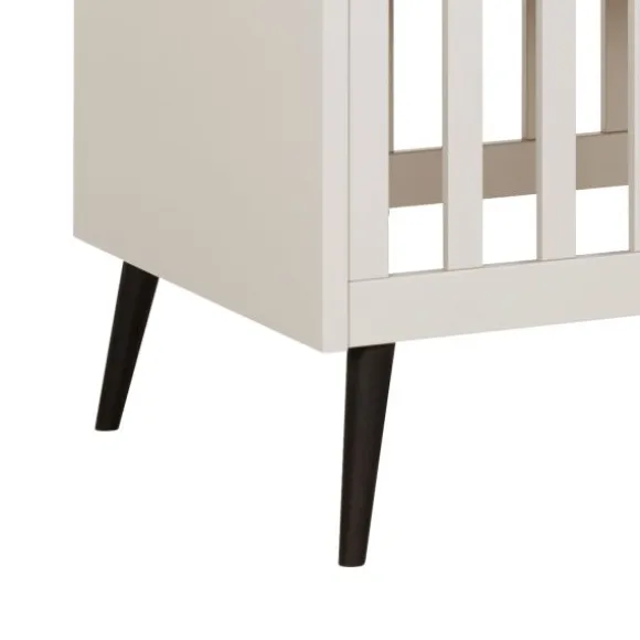 Europe Baby Sterre Babykamer Oatmeal / Zwart | Bed 60 x 120 cm + Commode