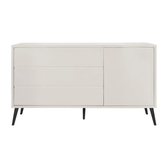 Europe Baby Sterre Babykamer Oatmeal / Zwart | Bed 60 x 120 cm + Commode
