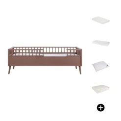 Europe Baby Sterre Peuterbed Pakketdeal - 70 x 150 cm - Terra
