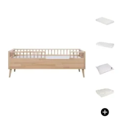 Europe Baby Sterre Peuterbed Pakketdeal - 70 x 150 cm - Naturel
