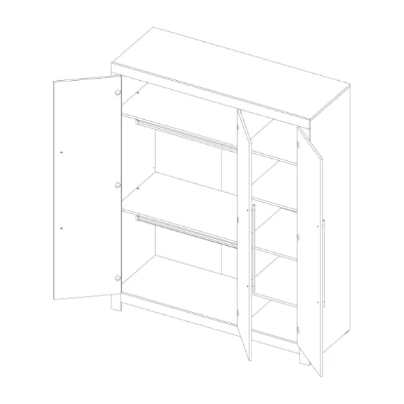 Europe Baby Vittoria III Commode Wit