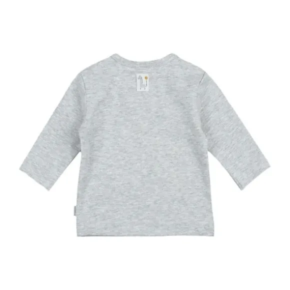 Feetje Hello Sunshine T-Shirt Lange Mouwen Grijs Melange Mt. 62