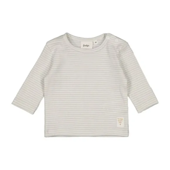Feetje The Magic Is In You Longsleeve Rib Met Streep - Maat 44 - Blauw