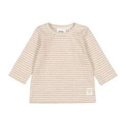 Feetje The Magic is in You Rib Longsleeve Met Streep – Mt. 50 – Taupe Melange