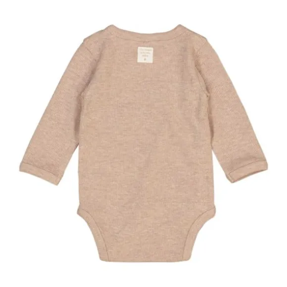Feetje The Magic is in You Rib Wikkelromper – Mt. 74 - Taupe Melange