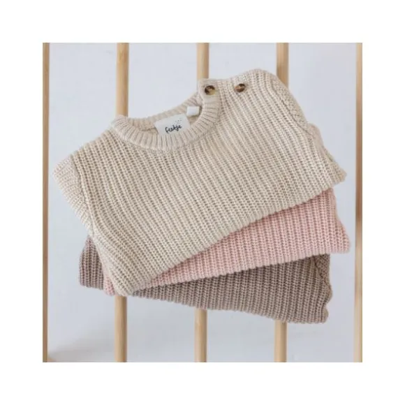 Feetje The Magic is in You Sweater Gebreid - Mt. 56 - Roze