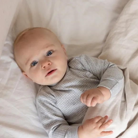 Feetje Wafel Pyjama Grijs Melee Mt. 62