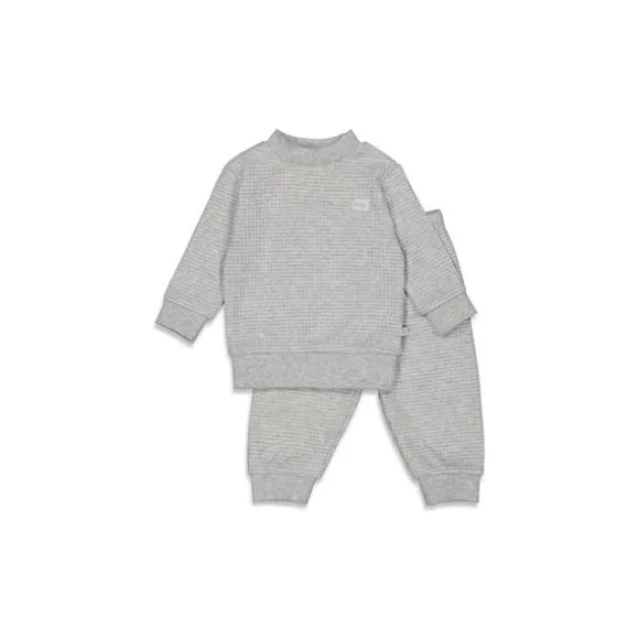 Feetje Wafel Pyjama Grijs Melee Mt. 62