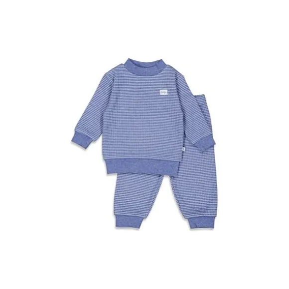Feetje Wafel Pyjama - Mt. 98 - Blue melange