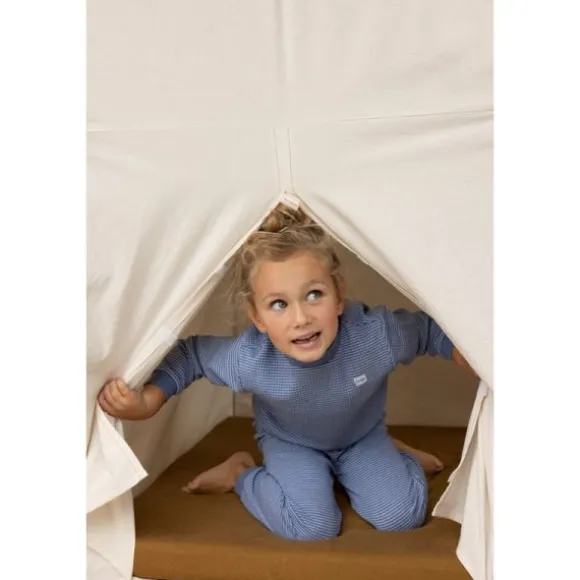 Feetje Wafel Pyjama - Mt. 98 - Blue melange