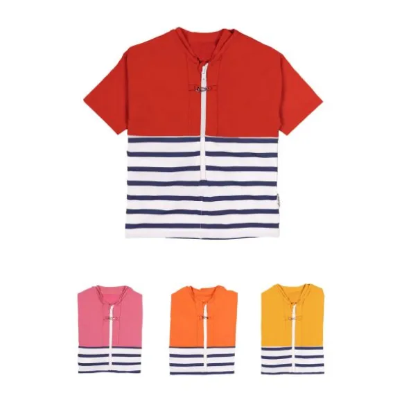 Floatee Anti-Verdrinking T-shirt Korte Mouwen - 3 Jaar - Rood
