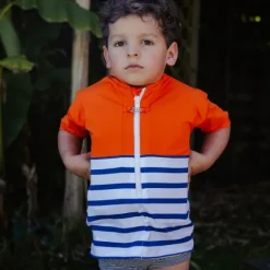 Floatee Anti-Verdrinking T-shirt Korte Mouwen - 2 Jaar - Oranje