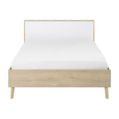 Gami Larvik Bed - 120x200 cm - Licht Eikenhout