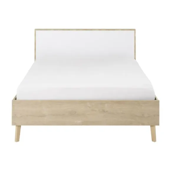 Gami Larvik Bed - 120x200 cm - Licht Eikenhout