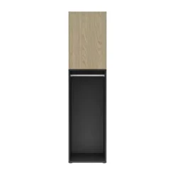 Gami Nael Kledingkast - Rookwood Eik - 1-Deurs